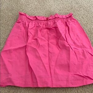 Pink skirt with pockets